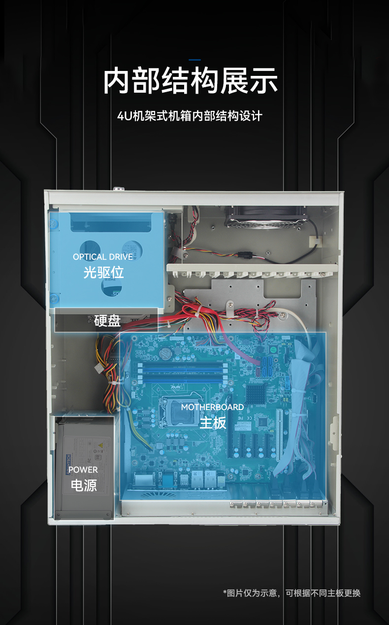 研華4U工控機(jī),機(jī)器視覺(jué)工業(yè)電腦,IPC-610L-708G2.jpg